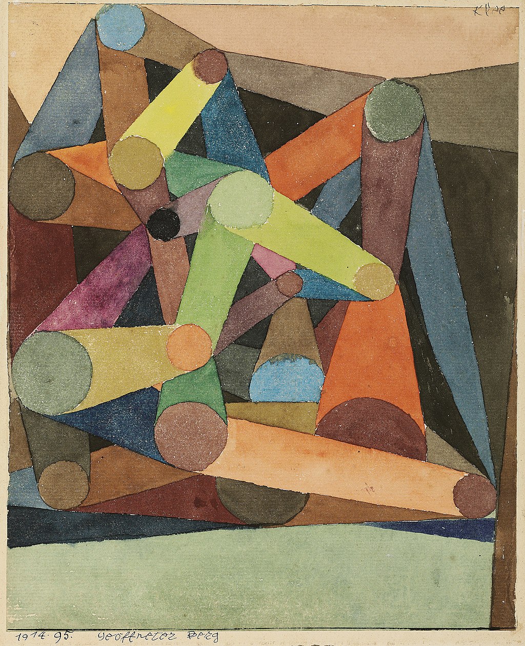 Open Mountain Paul Klee